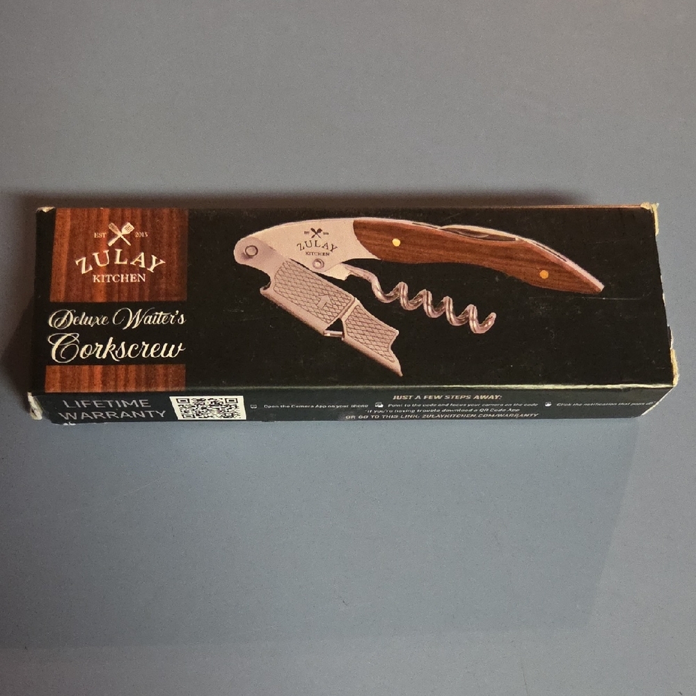 Deluxe Waiter’s Corkscrew - Wood Finish